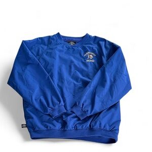 Charles River Apparel Blue and Yellow Pullover, olentangy braves , XL , Crewneck